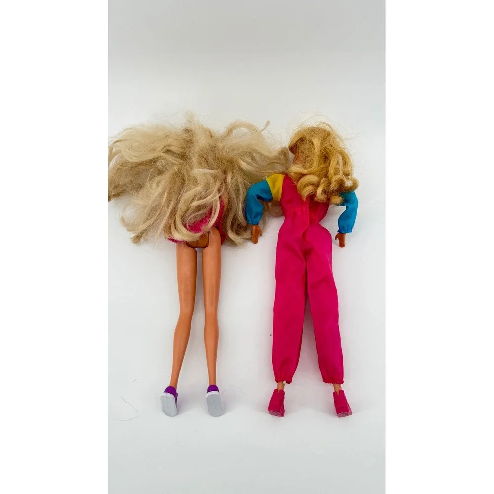 Mattel Barbie Dolls Kids Pink 2pc Set Vintage 1966 Malaysia‎ Body Mold